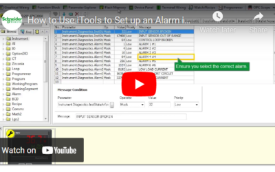 How to: Use iTools to Set up an Alarm in a Eurotherm EPC3000 Configuration