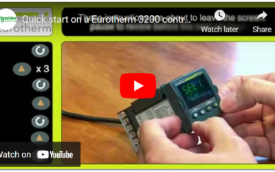 Changing the Screen Display on a Eurotherm 3200 Controller