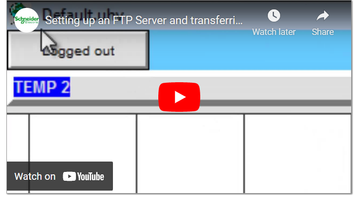 Setting up an FTP Server and transferring data via 6100 series data recorder