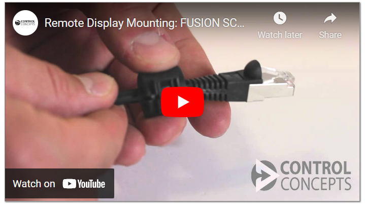 Remote Display Mounting: FUSION SCR Power Controller