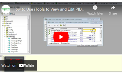 How to Use iTools to View and Edit PID and Autotune Parameters on a Eurotherm EPC3000