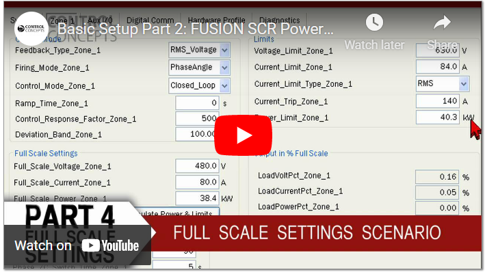 Basic Setup Part 2: FUSION SCR Power Controller