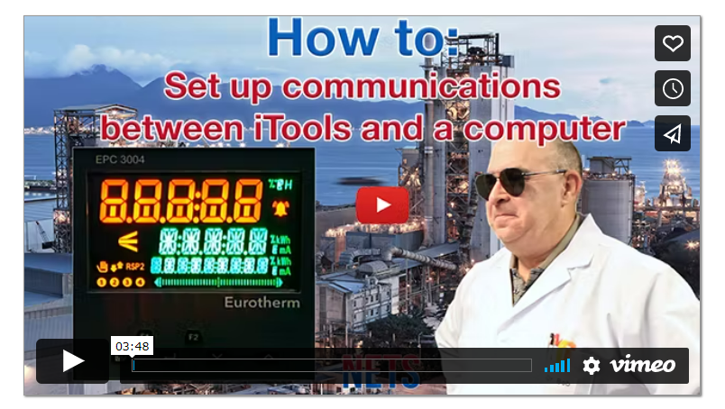 How to: Setup Communication Between iTools and an EPC3000