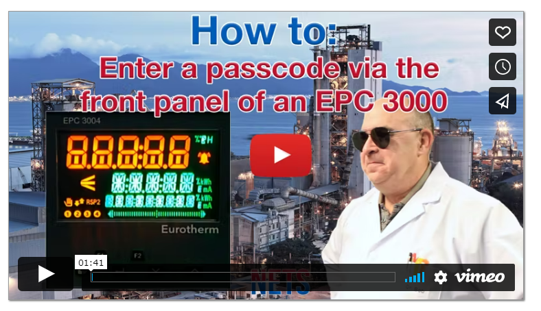How to: Enter a Passcode via the Front Panel of an EPC3000