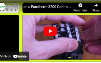 Input test on a Eurotherm 3200 Controller