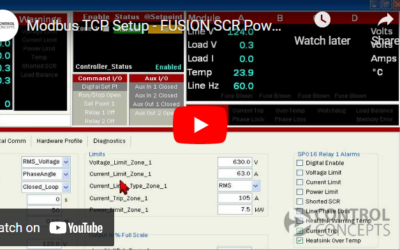 Modbus TCP Setup – FUSION SCR Power Controller