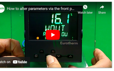How to: Alter parameters via the front panel of an EPC3000