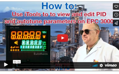 How to: View and Edit PID and autotune parameters on an EPC 3000