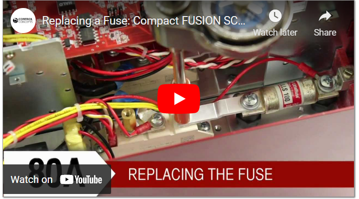 Replacing a Fuse: Compact FUSION SCR Power Controller