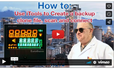 How to: Use iTools to Create a backup clone file, scan and connect to an EPC3000