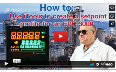 How to: Use iTools to Create a Setpoint Profile for an EPC3000