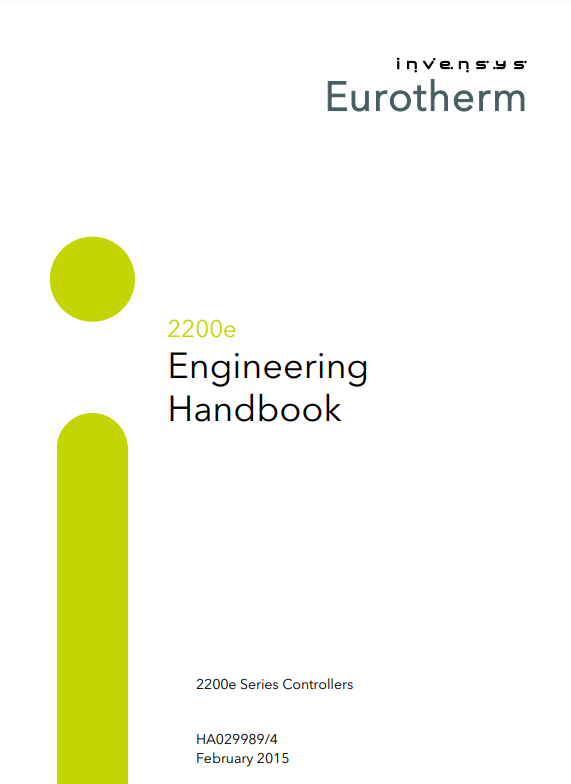 Eurotherm 2204e/2208e/2216e Series Temperature Controller/Programmer Manual