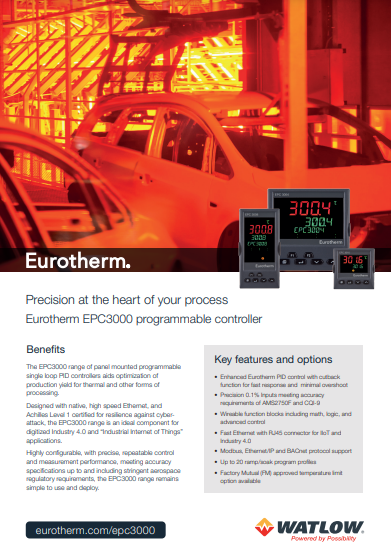Eurotherm EPC3000 Data Sheet