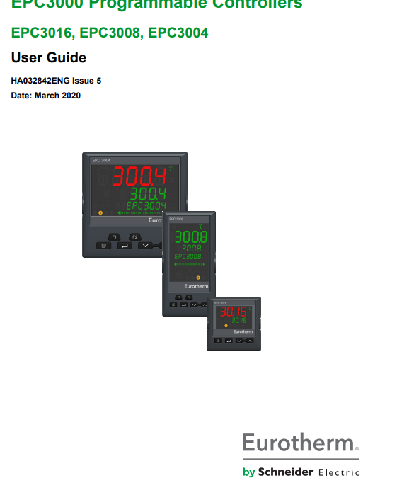 Eurotherm EPC3000 User Manual