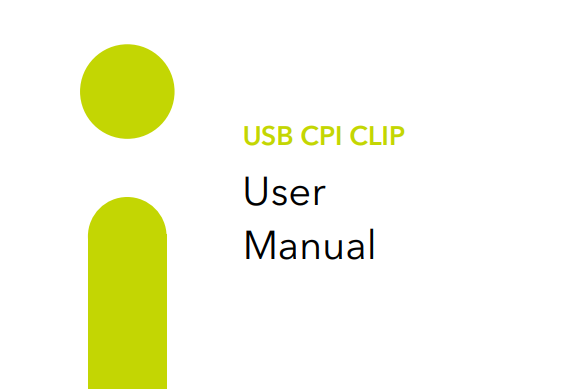 Eurotherm USB CPI Clip User Manual